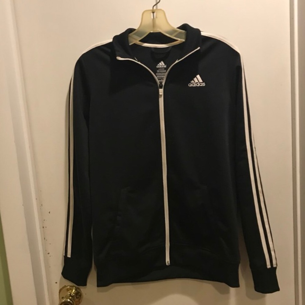 Adidas zip up track suit style jacket